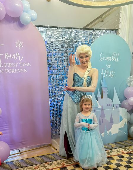 FOUR the first time in forever Scarlett is 4! Linking all of her Elsa birthday party supplies here. It was the best day. ❄️

#LTKFamily #LTKParties #LTKKids