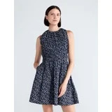 Free Assembly Women's Smocked Sleeveless Cotton Mini Dress, Sizes XS-XXL | Walmart (US)