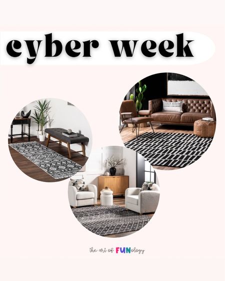 These rugs are on a killer sale. Black and white rugs for your home that we love in ours! 

#LTKsalealert #LTKhome #LTKCyberweek
