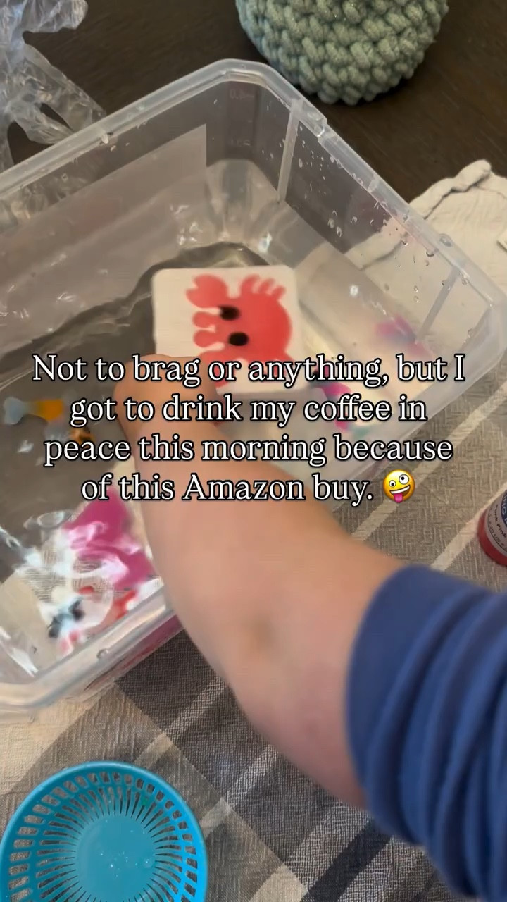 Omg my girls loved this. They got to be creative and have fun while I enjoyed some uninterrupted coffee time 🤪🫶 linked in bio. #amazonfinds #amazoninfluencerprogram #cooltoy #motherhood #mommylife

#LTKmomlife #LTKdayinmylife #LTKSaleAlert