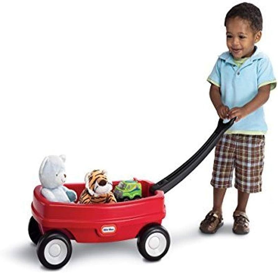 Little Tikes Lil' Wagon – Red And Black, Indoor and Outdoor Play, Easy Assembly, Made Of Tough ... | Amazon (US)
