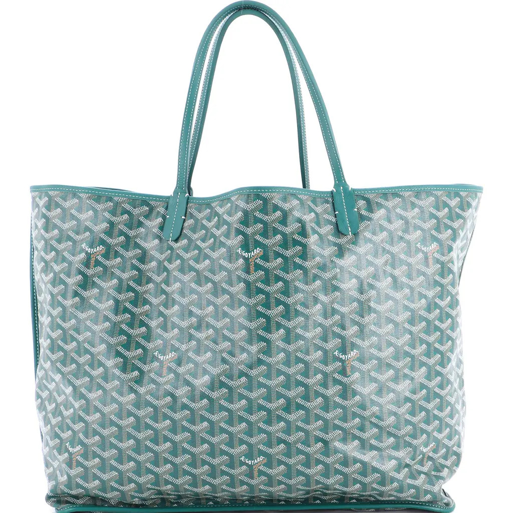 Pre-Owned Goyard Anjou Reversible Tote Coated Canvas GM in Green at Nordstrom, Size Large | Nordstrom