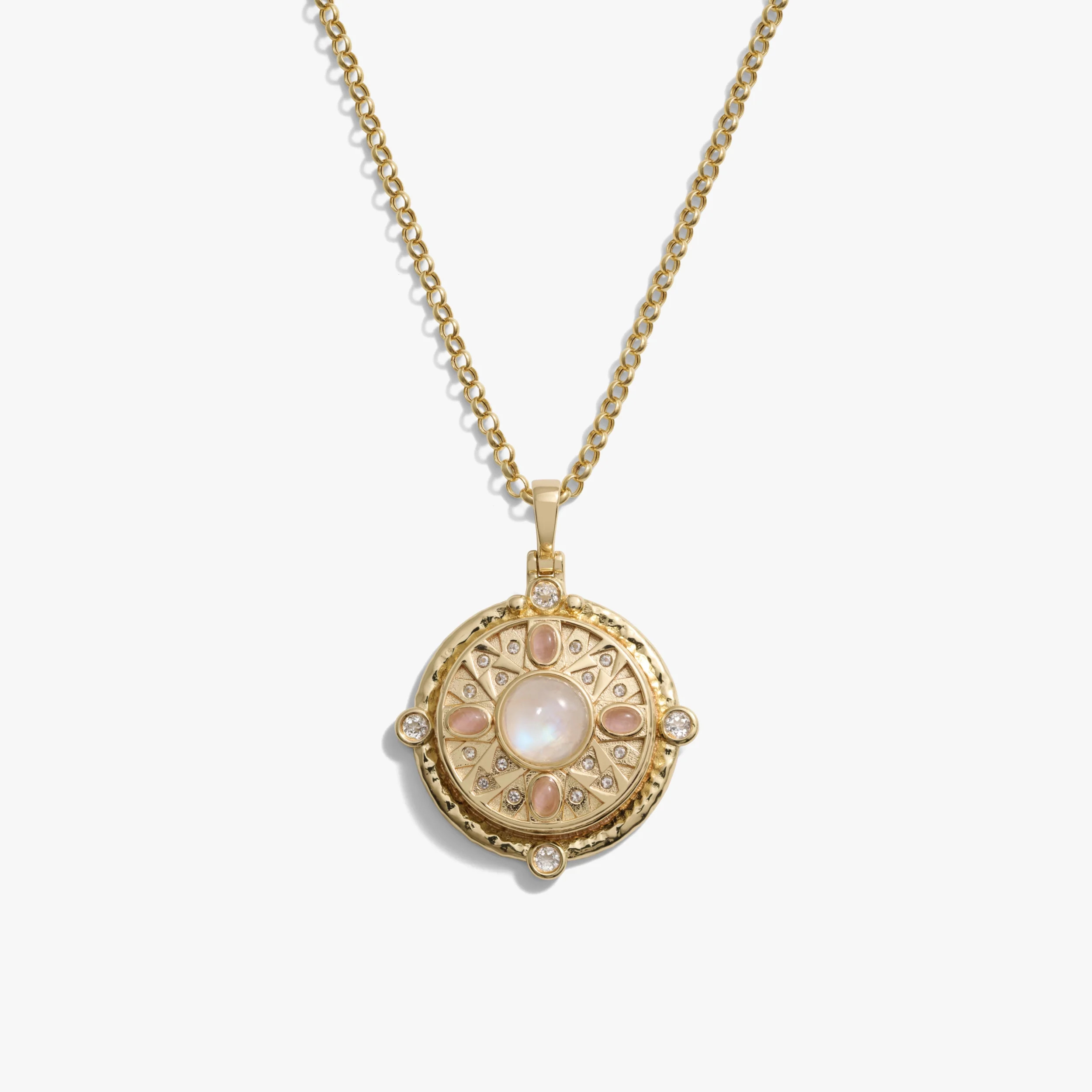 Pink Manifestation Locket Necklace | Awe Inspired