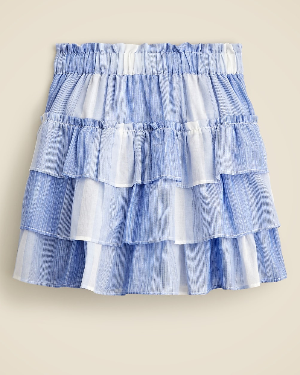 Maryam Nassir Zadeh X Crewcuts girls' ruffle skirt in cotton | J. Crew US