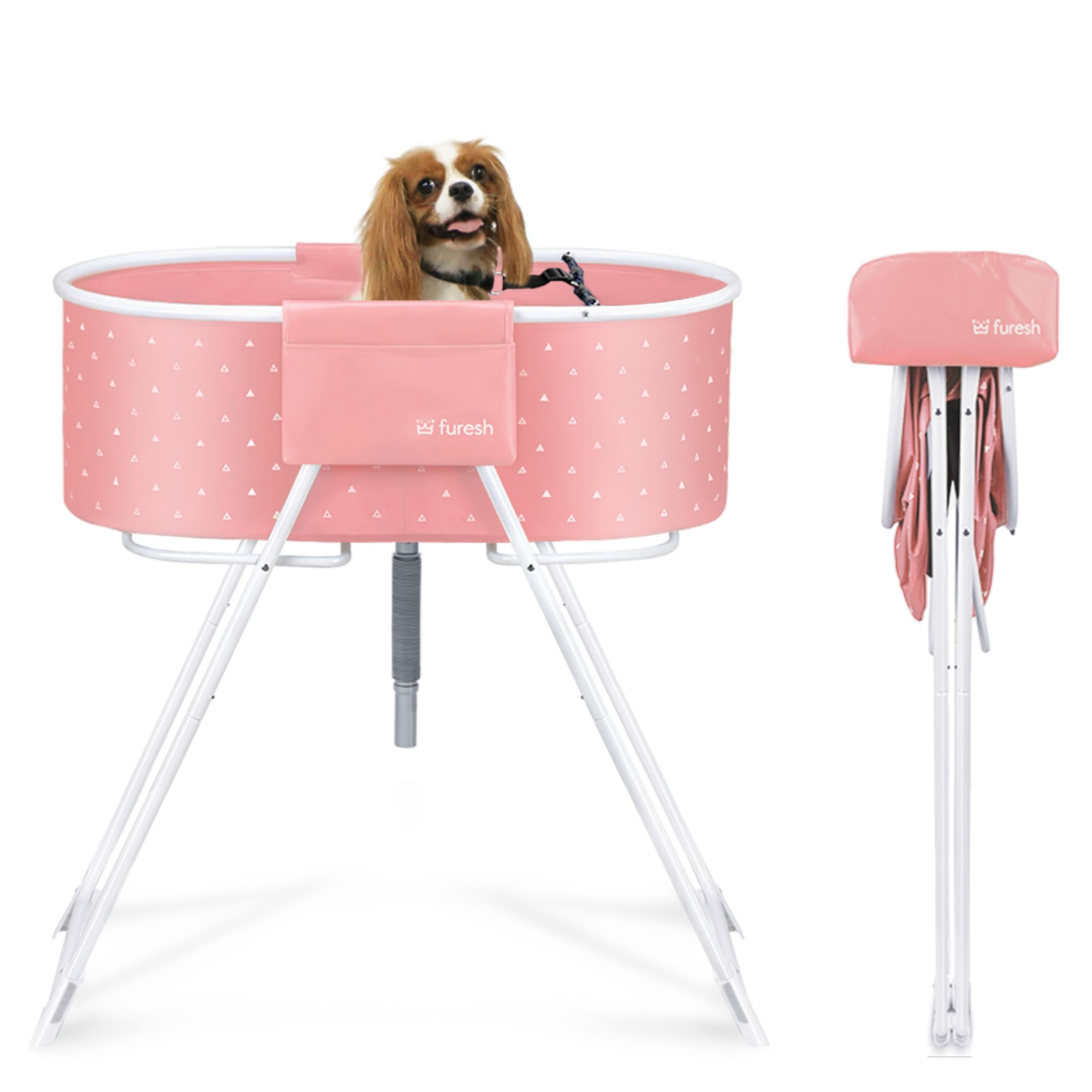 Little Dipper Dog Bath Tub and Wash Station for Bathing Shower and Grooming, Elevated Foldable an... | Amazon (US)
