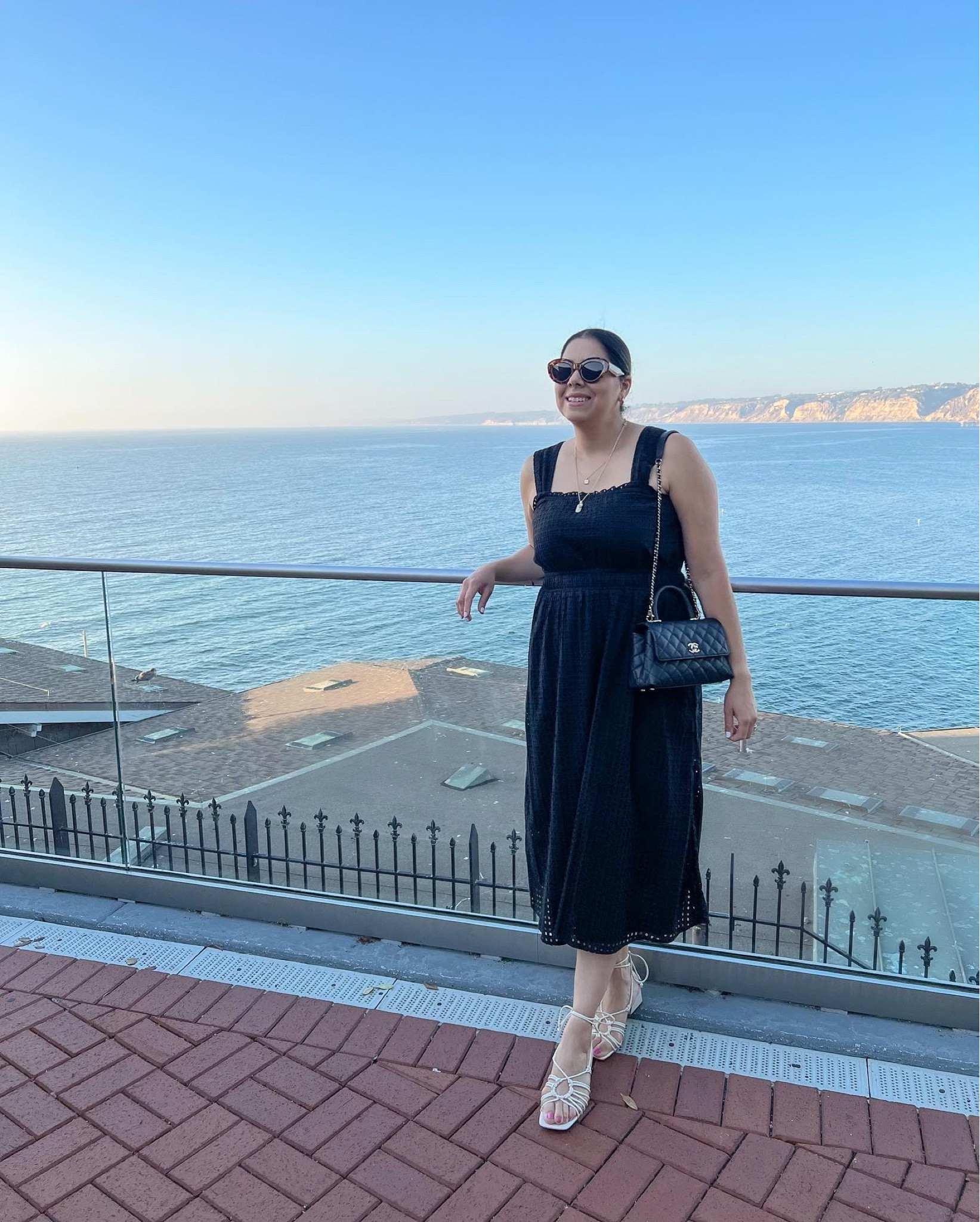 Date night outfit, this black midi dress is stretchy and has pockets! plus it is currently on sale!

#LTKstyletip #LTKsalealert #LTKSeasonal