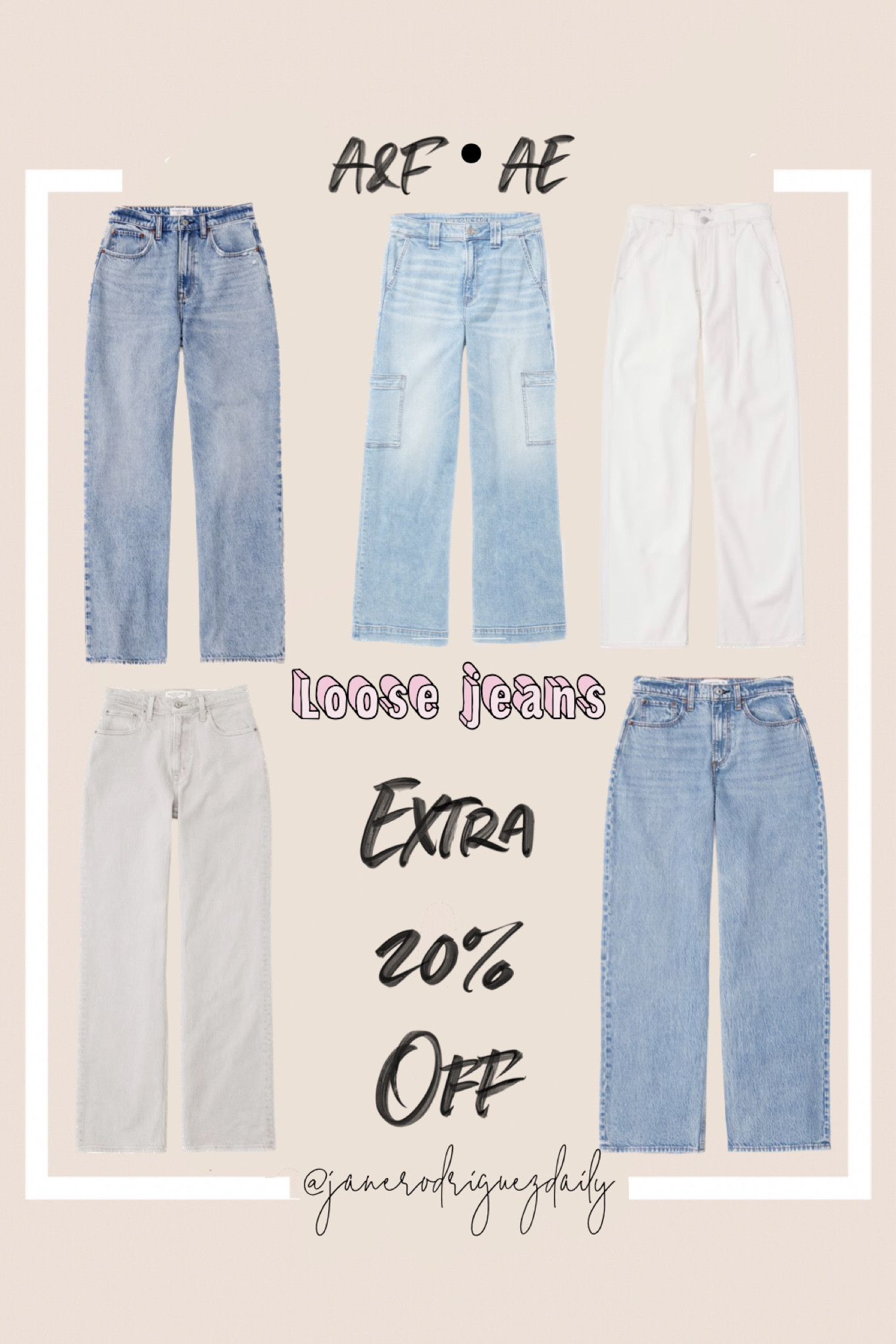 Abercrombie and American Eagle Jeans I LOVE!

#LTKsalealert #LTKunder100 #LTKstyletip