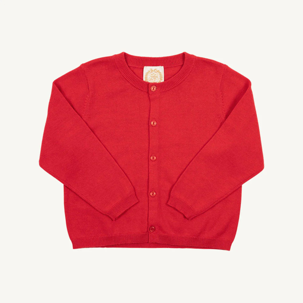 Cambridge Cardigan (Unisex) - Richmond Red | The Beaufort Bonnet Company