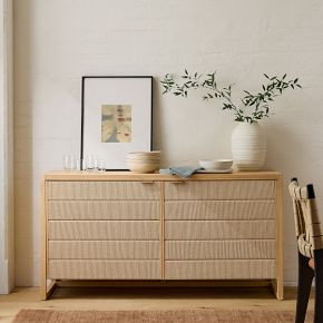 Kody Wood & Paper Cord Buffet (58") | West Elm (US)
