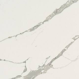 STONEMARK 10 in. x 5 in. Quartz Countertop Sample in Calacatta Laza P-QSL-CALALAZA-5x10 - The Hom... | The Home Depot