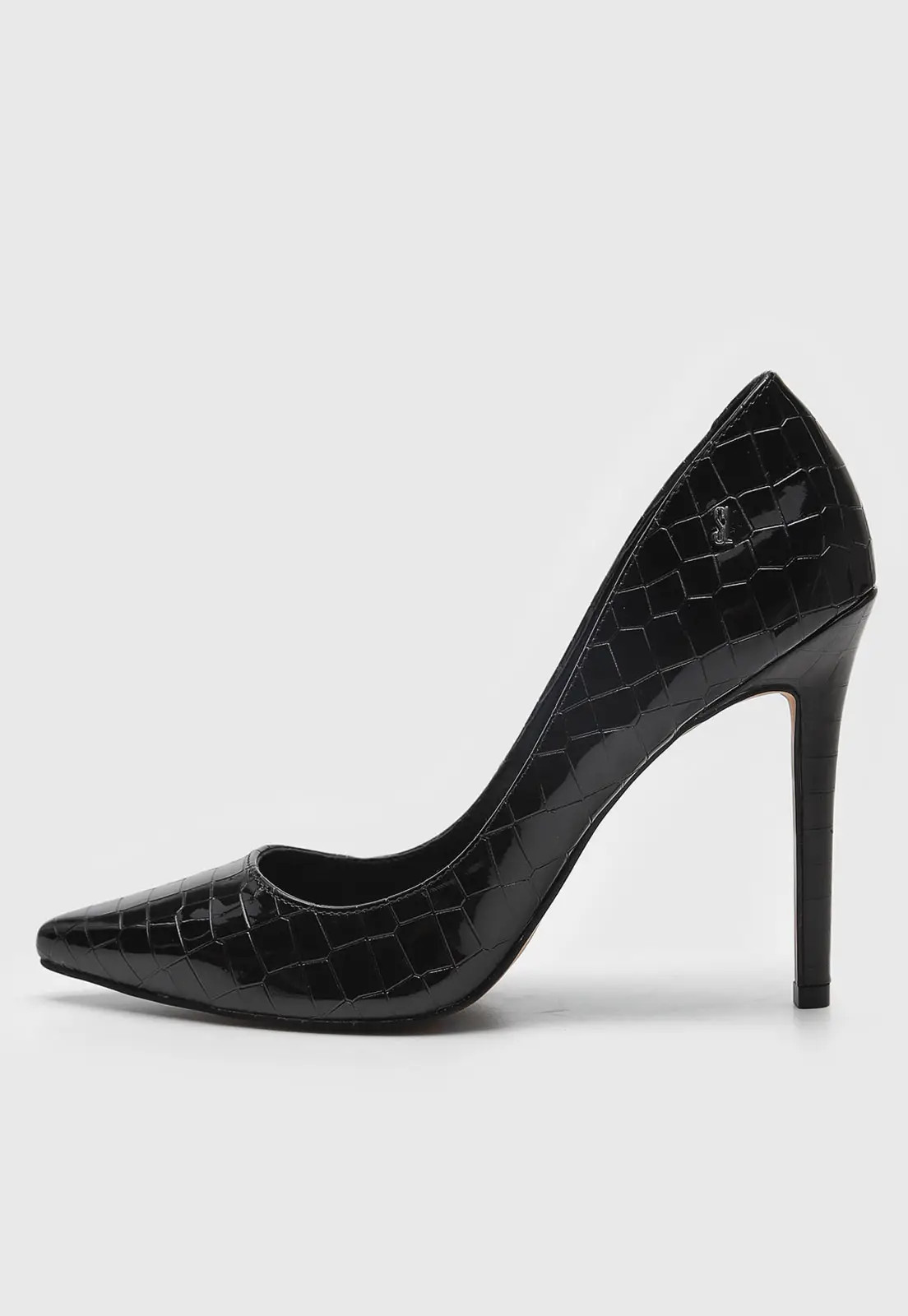 Scarpin Santa Lolla Croco Preto | Dafiti (BR)