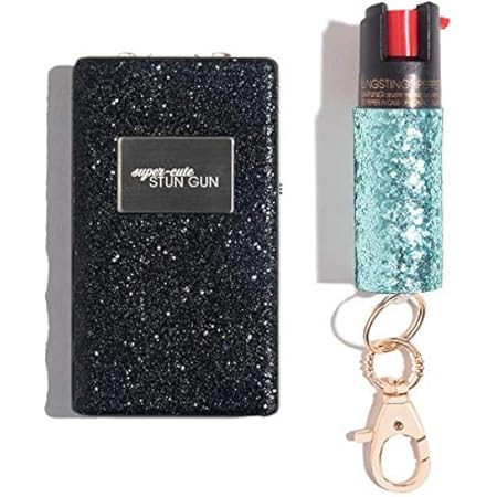 Super-Cute Stun Gun - Powerful High Voltage, Compact Stun Gun with Wrist Strap & Safety Lock | Amazon (US)