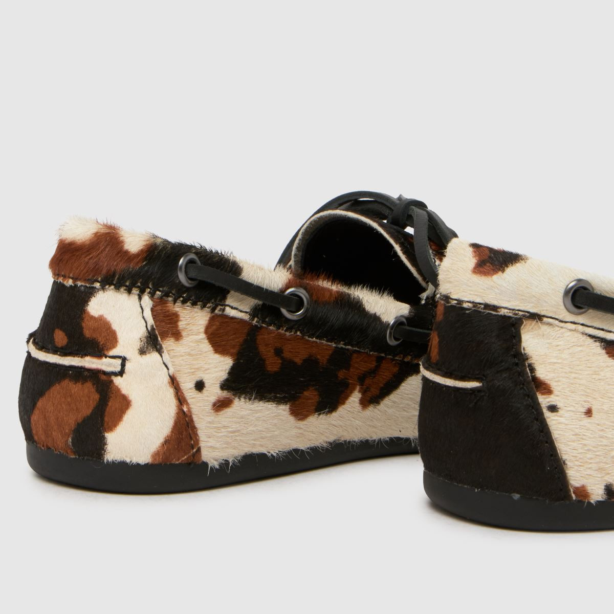 Womens Black Multi BIBI LOU Tana Boat Flat Shoes | schuh | Schuh