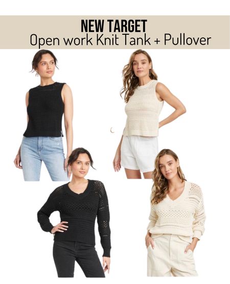New open knit tops! Both tank top and pullover 



#LTKSeasonal #LTKunder50 #LTKstyletip