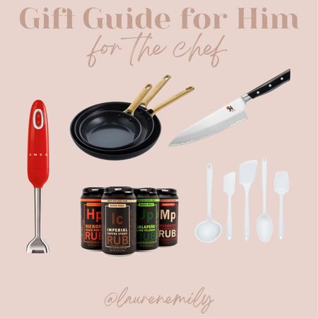 Gift Guide for him - chef edition! All the best finds for your boyfriend, friend, husband, dad, father in law, or anyone special in your life! 

#LTKSeasonal #LTKGiftGuide #LTKHoliday