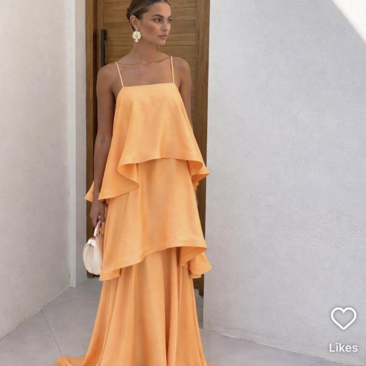 Elliatt Women's Dress - Orange | Depop AU