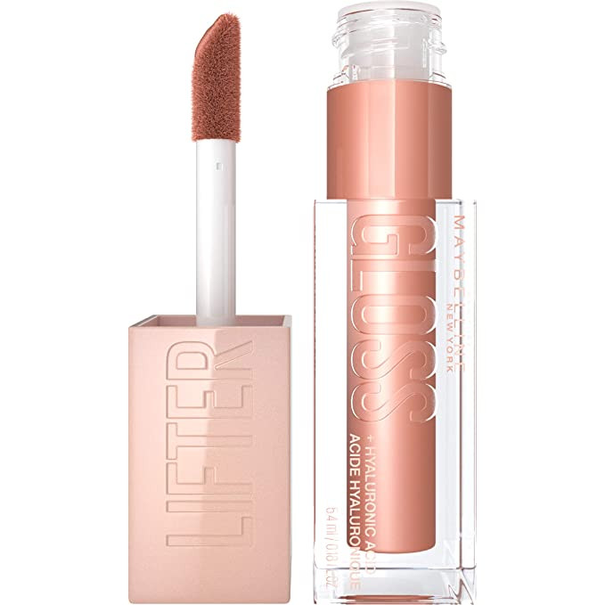 Maybelline Lip Lifter Gloss Hydrating Lip Gloss with Hyaluronic Acid, Stone, 0.18 Ounce | Amazon (US)