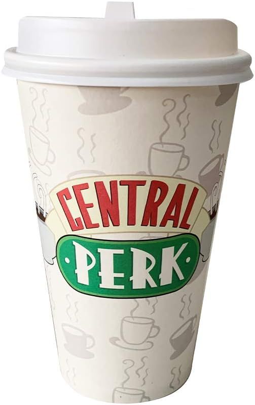 Silver Buffalo Friends Central Perk Logo 16oz Disposable Coffee Cups w/ Lids 8 Count Coffee Mug, ... | Amazon (US)