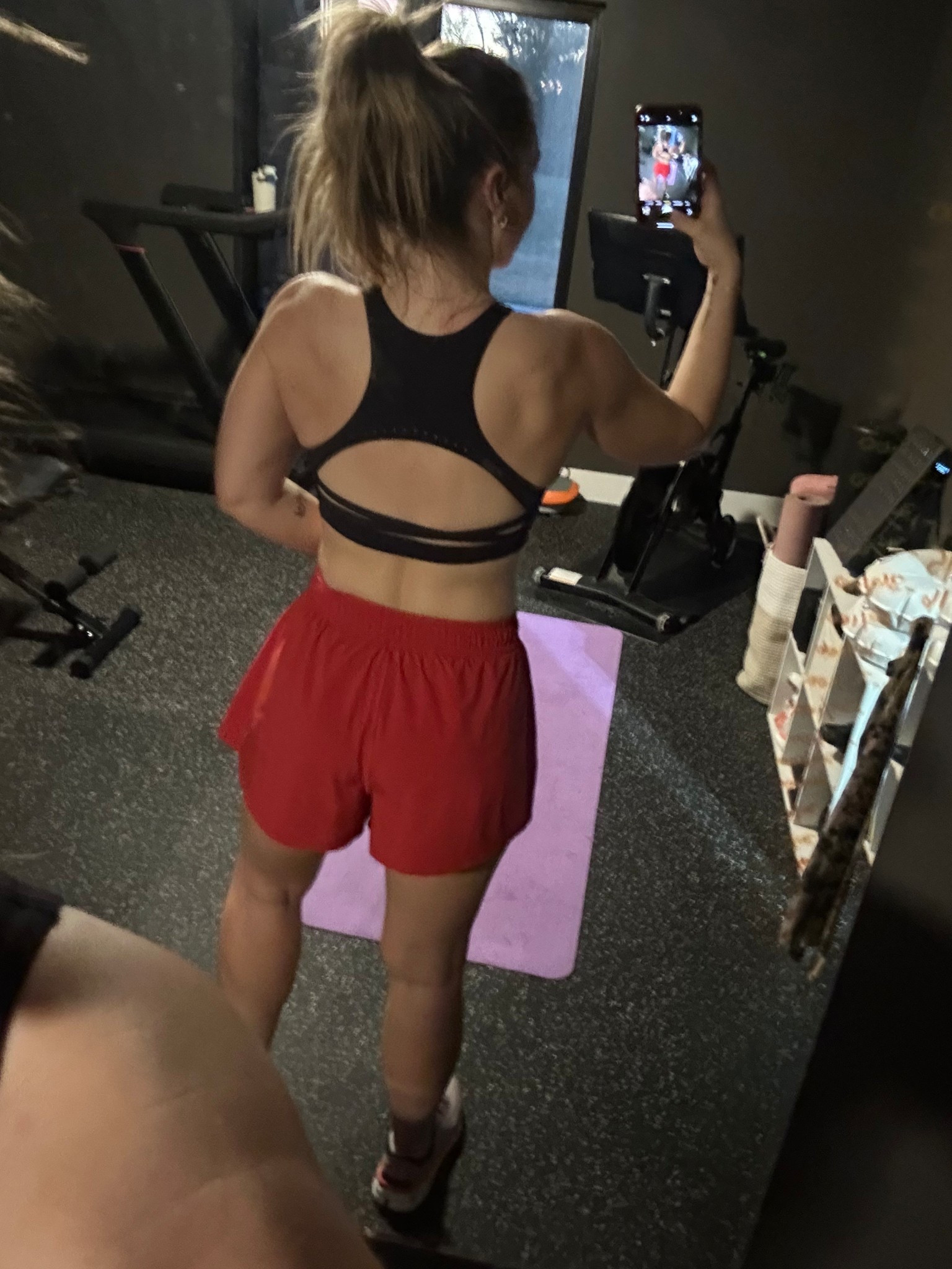 Full body + sprint workout today!

Bra & shorts size small (wish I sized down in the bra). Shoes run TTS. 

#LTKfitnessgoals #LTKActive #LTKmorningroutine