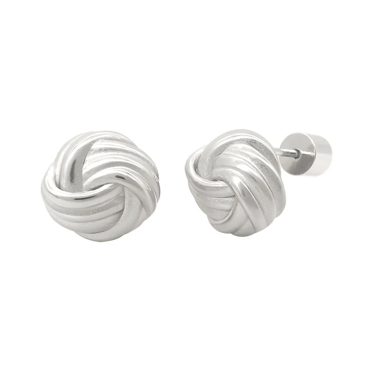 ARIA KNOT STUDS | Silver | Jaz Hand Made (Global)
