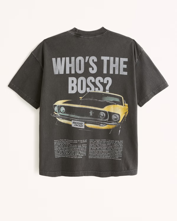 Gender Inclusive Mustang Graphic Tee | Gender Inclusive Gender Inclusive | Abercrombie.com | Abercrombie & Fitch (US)