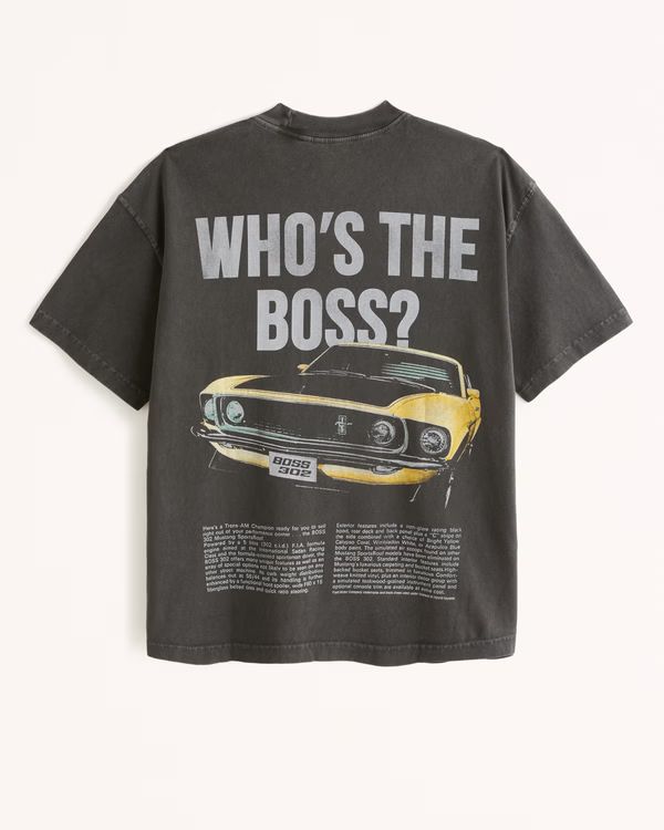Gender Inclusive Mustang Graphic Tee | Gender Inclusive Gender Inclusive | Abercrombie.com | Abercrombie & Fitch (US)