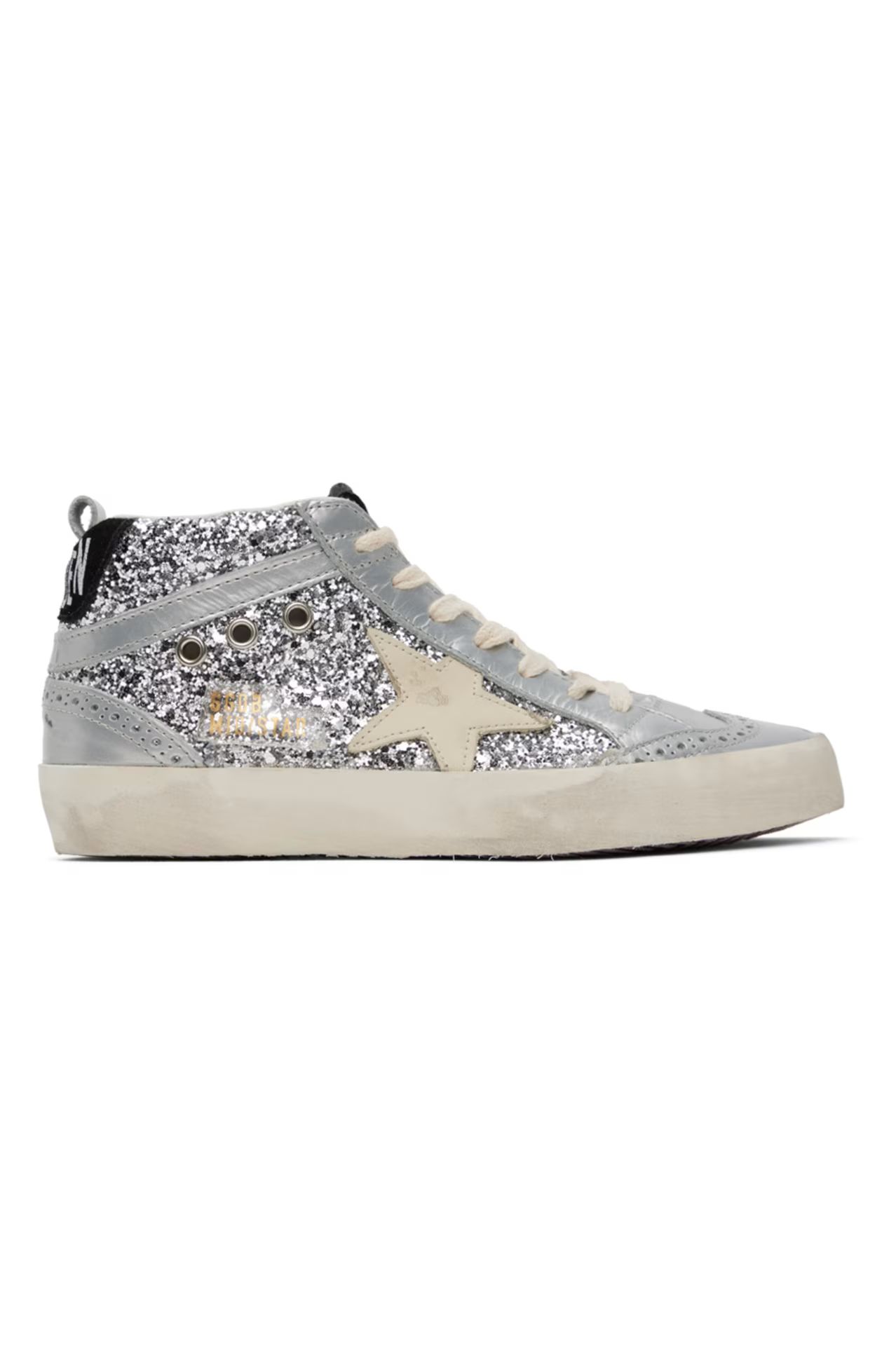 Silver Mid Star Sneakers | SSENSE