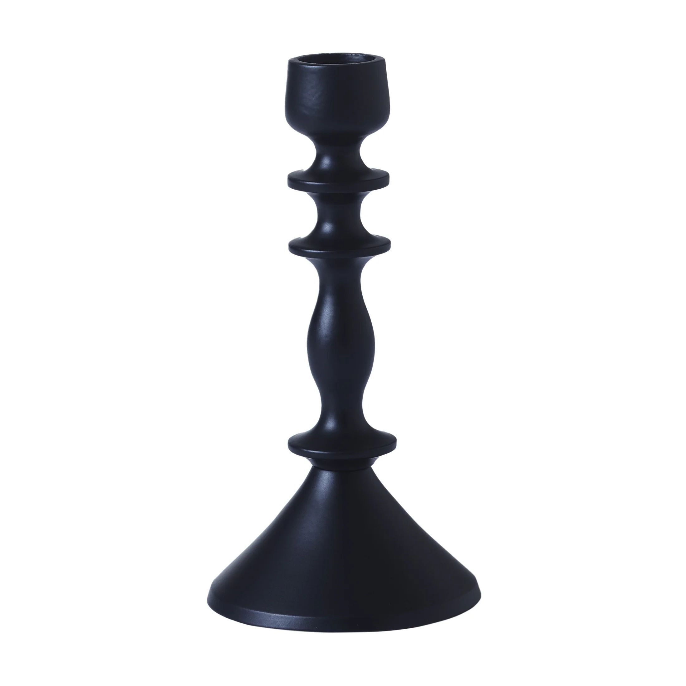 Beautiful Metal Taper Candle Holder by Drew Barrymore, 6", Black - Walmart.com | Walmart (US)