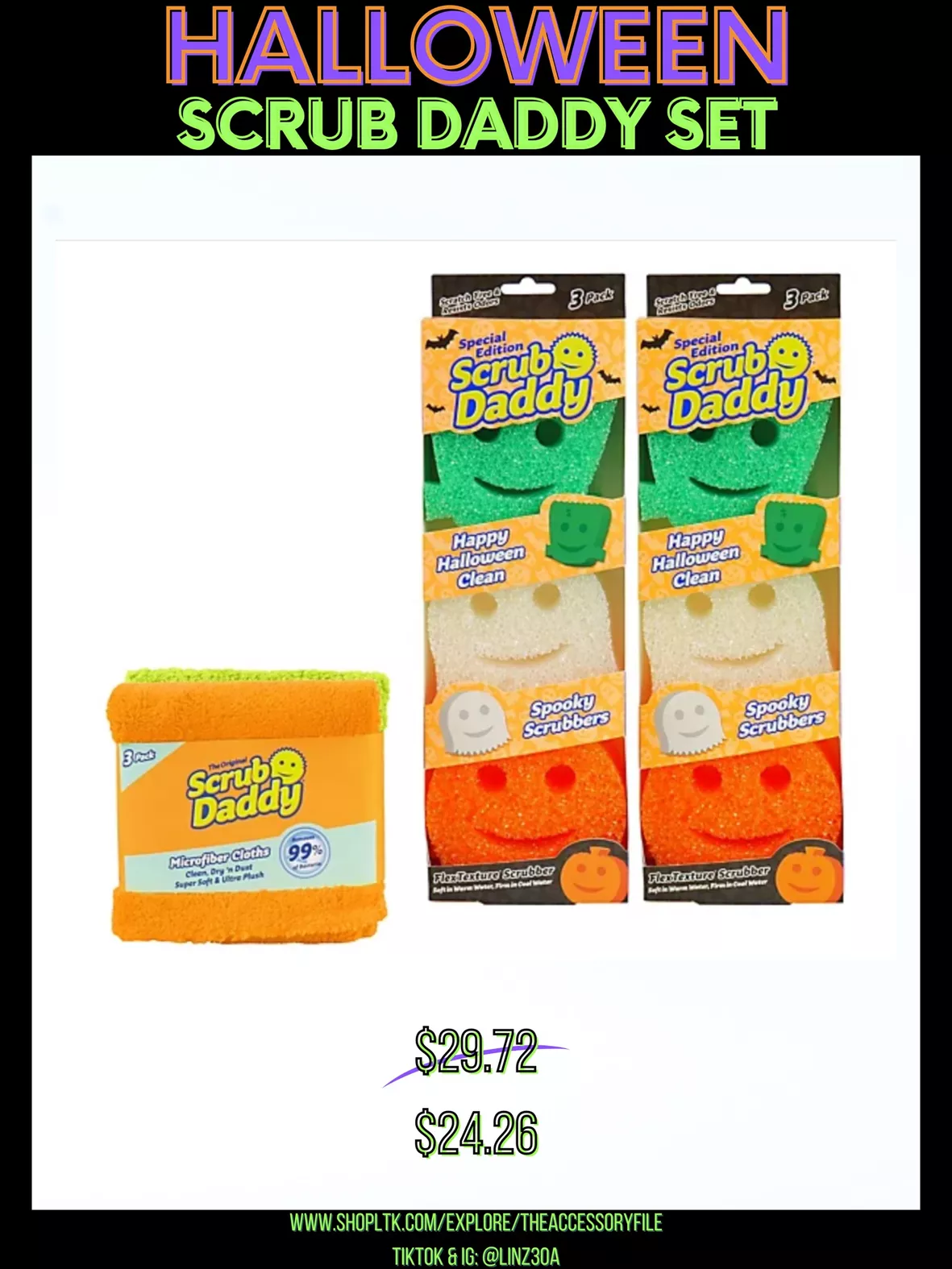 Scrub Daddy's Halloween Sponges Will Lead to Spooky Cleaning All October  Long