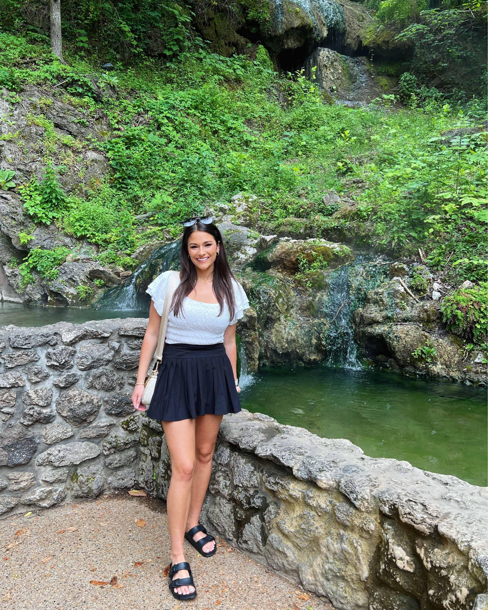 Another spring ootd 🤍🖤 love black and white together! This skort is under $10!!!! 

Tennis skort | tennis skirt outfits | spring fashion | spring style | ootd | outfit inspo | outfit ideas | summer outfits | spring outfits | trendy fashion | casual outfits | everyday style | under 25 outfits | affordable outfits | affordable fashion | Birkenstock sandals | 

#LTKstyletip #LTKsalealert #LTKU