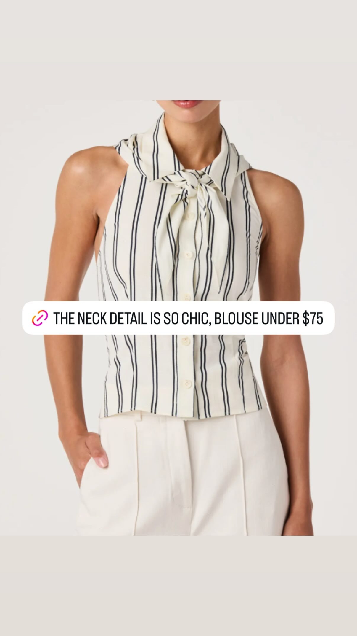 The neck detail is so chic on this blouse under $75. Sharing a roundup of Summer Staples under $150 to elevate your look. From dresses, shorts, accessories, and more.  

 #LTKgrwm #LTKootd #LTKSaleAlert