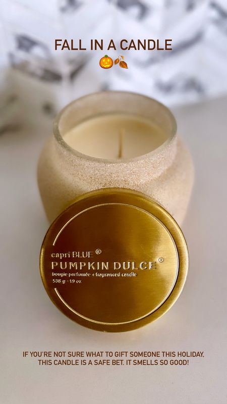 Not sure what to gift someone this season? This candle is a safe bet—smells like fall in a candle 🎃🍂 Would make a lovely gift for your MIL, a teacher, bestie, hostess gift.🎁

Gift guide, gifts for her, holiday, Christmas, gift ideas, candle, The Stylizt 




#LTKfindsunder50 #LTKGiftGuide #LTKHoliday