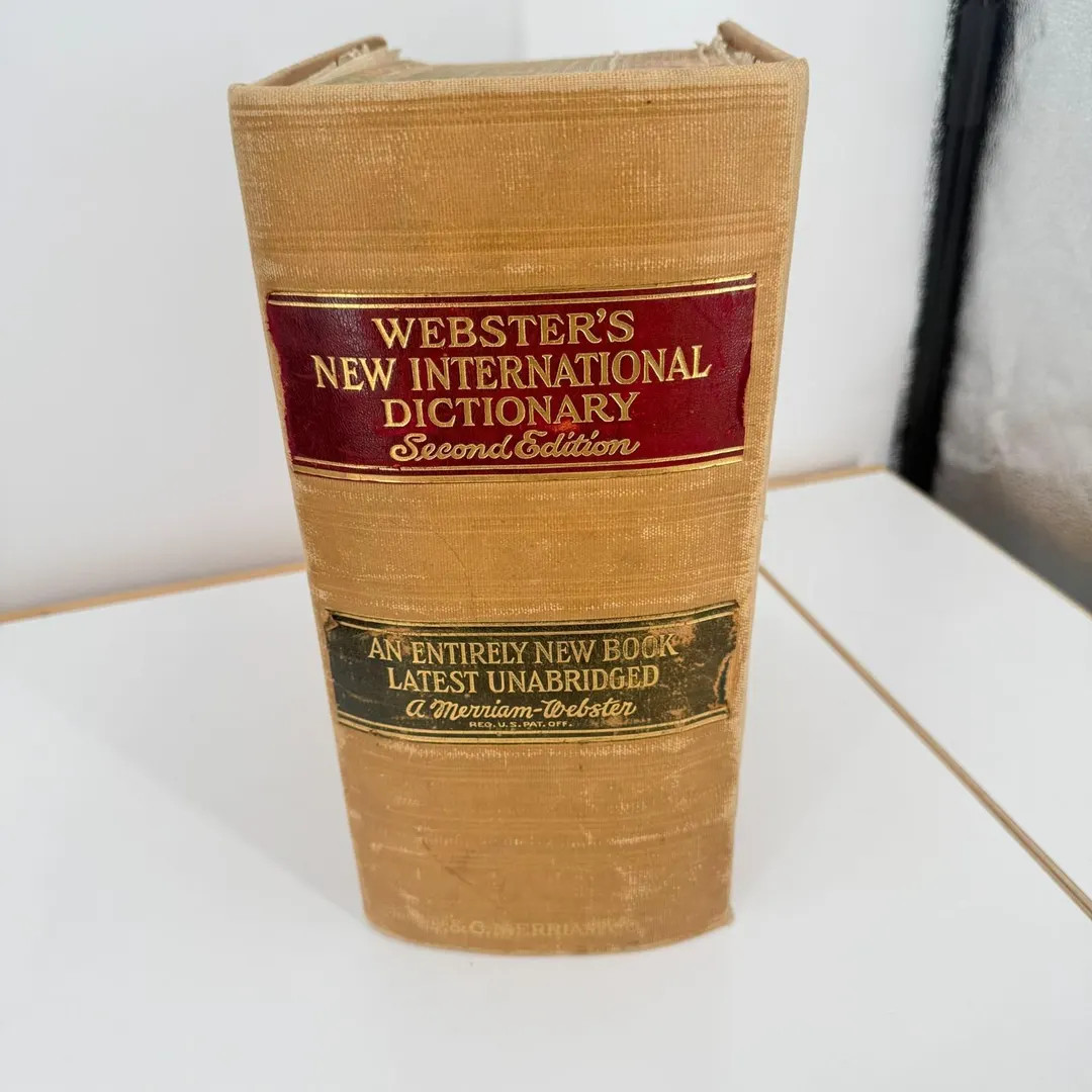 Websters New International Dictionary Second Edition Unabridged 1939 - Etsy | Etsy (US)