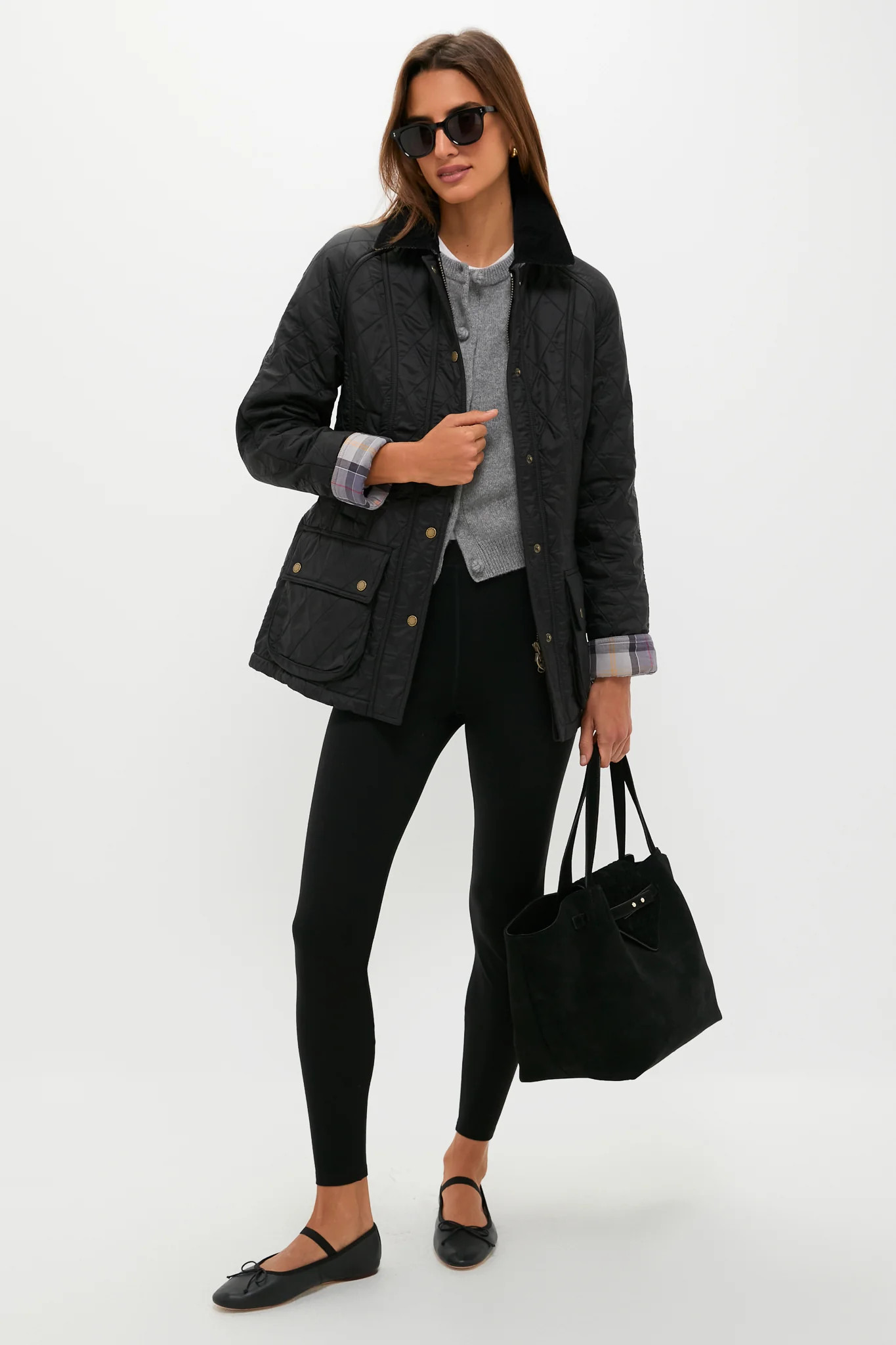 Black High Rise Compression September Leggings | Tuckernuck (US)