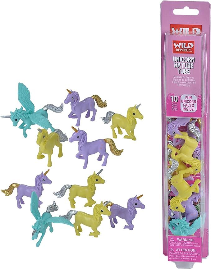 Wild Republic Unicorn Nature Tube, Unicorn Gifts, Fantasy Figures, Unicorn Toys, Kids Gifts, 10-P... | Amazon (US)