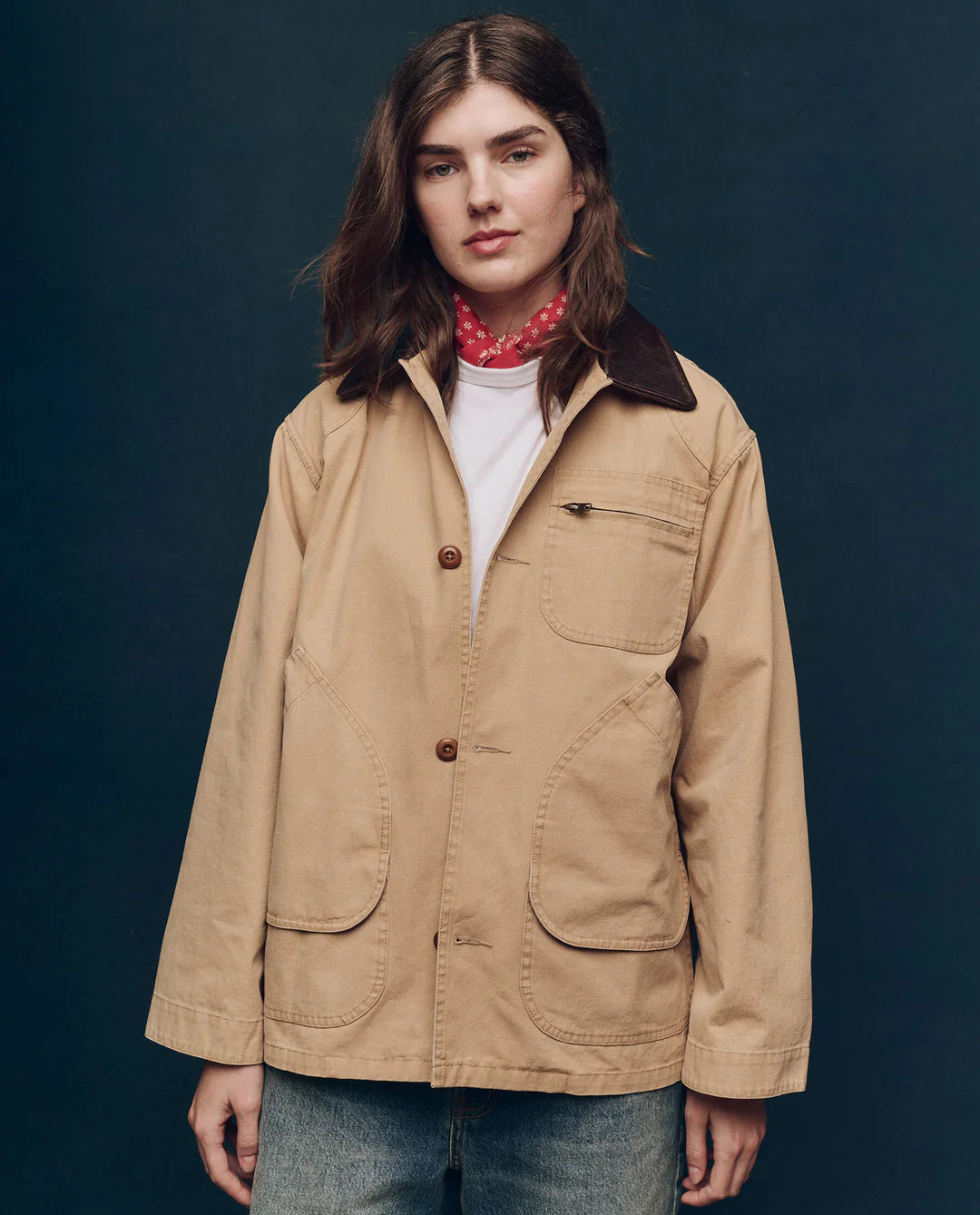 The Barn Jacket. -- Natural | THE GREAT.