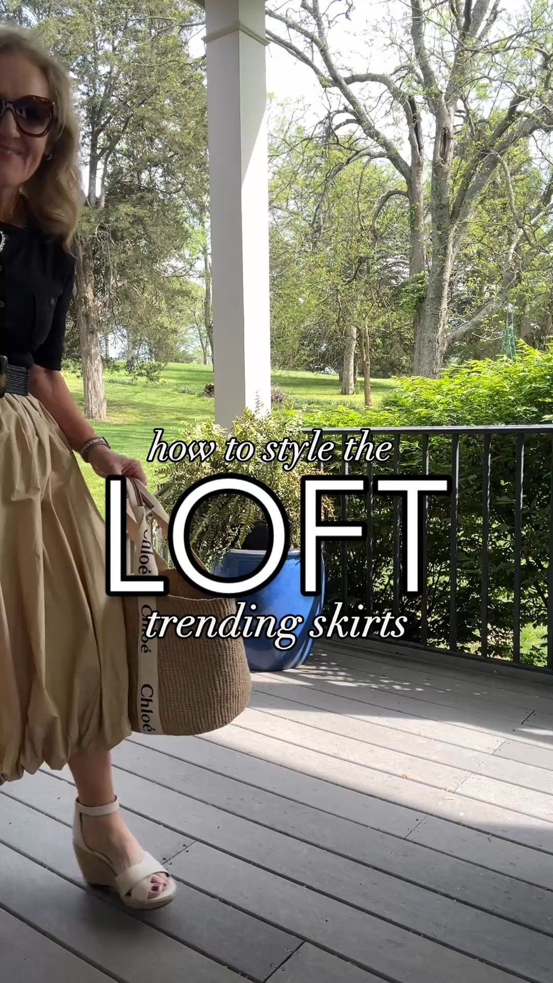 Loft new arrivals! And major sale alert! 
Bubble skirt styled 3 ways 
Bubble Skirt size  medium petite 
Black cardigan size medium 
Abercrombie sweater medium 
JCREW white sweater medium 
Quince white tee large 
Black cream floral Maxi skirt size 6
Floral vest medium petite 
Anthropologie linen top medium 
Target puff sleeve tee medium 
Black rafia belt small 

Allie Bess sitewide code BLOG 30% off through Easter 

#LTKSaleAlert #LTKOver40 #LTKWatchNow