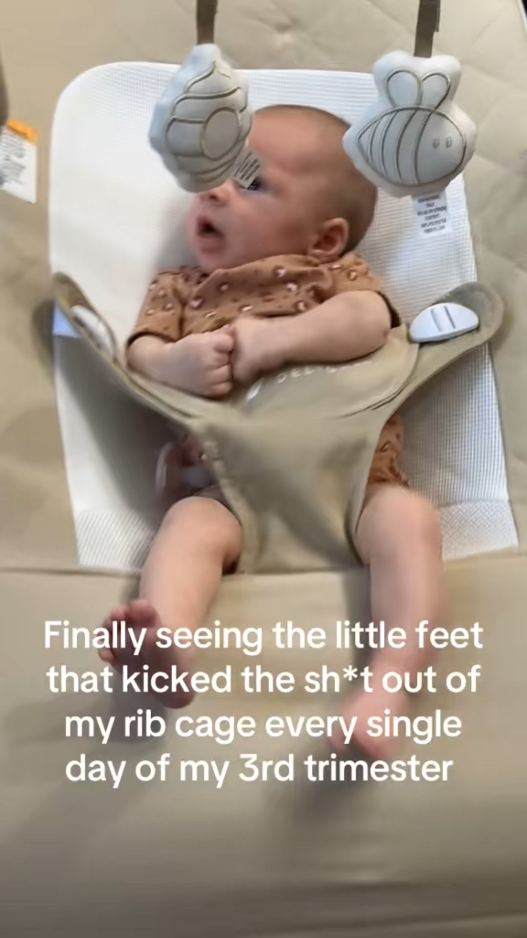 My baby is so obsessed with this bouncer! She literally cannot get enough of it!! 
