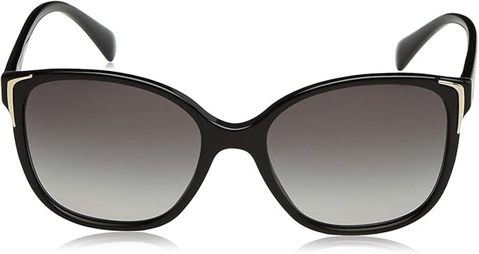 Prada PR01OS Sunglasses-Gray Gradient lens Black (1AB3M1)-55mm | Amazon (US)