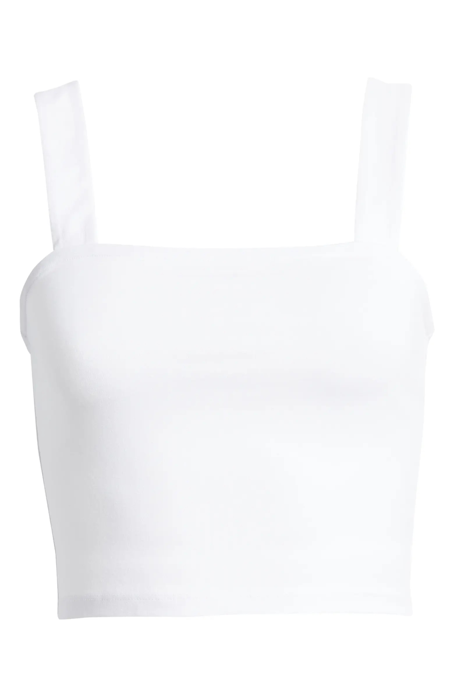 BP. Square Neck Organic Cotton Blend Crop Tank | Nordstrom | Nordstrom