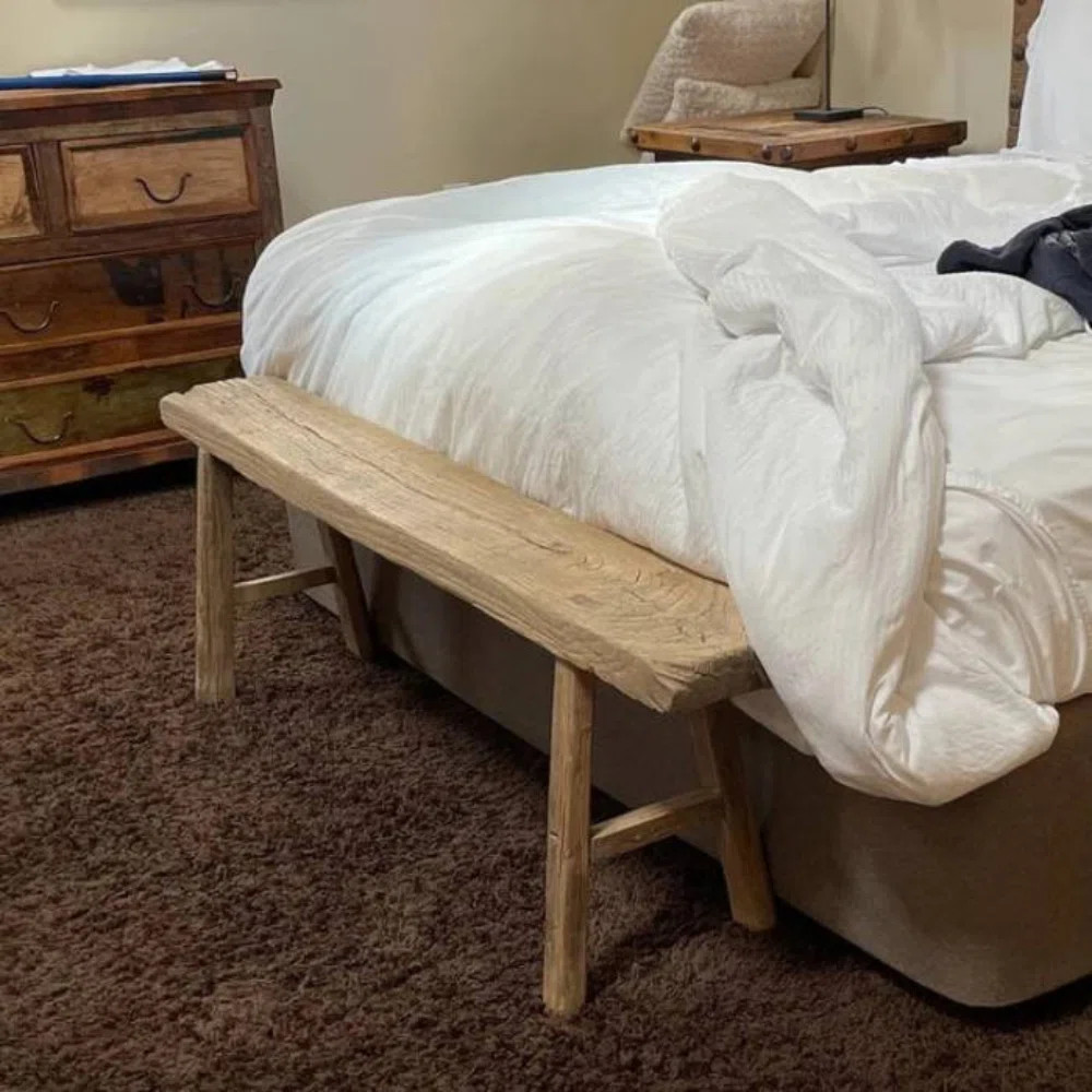 Haneef Solid Wood Bench | Wayfair North America