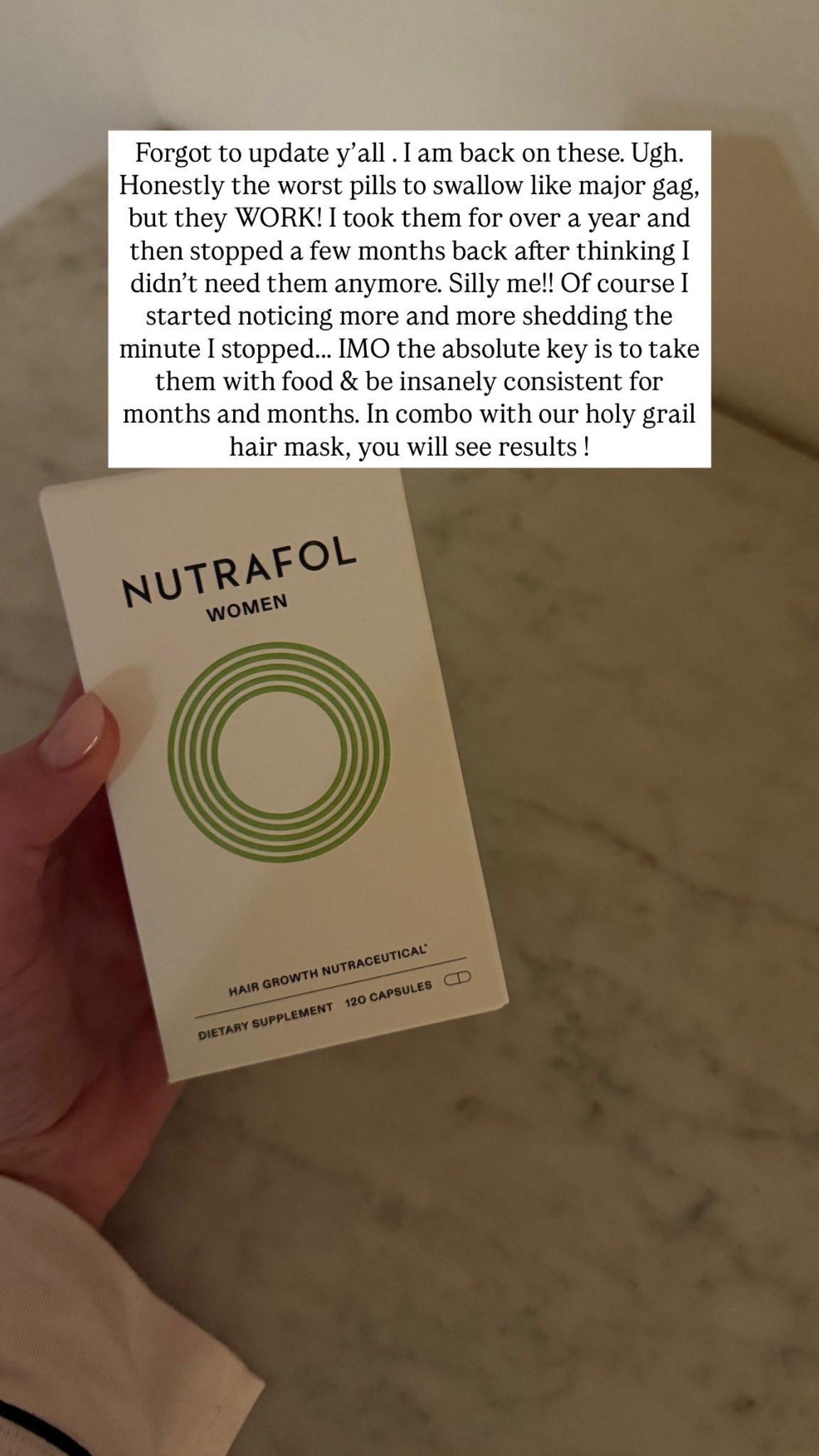 I am back on my favorite hair growth vitamins!!! I swear by nutrafol & the weekly hair mask i am linking below 

#LTKStyleTip #LTKBeauty #LTKActive
