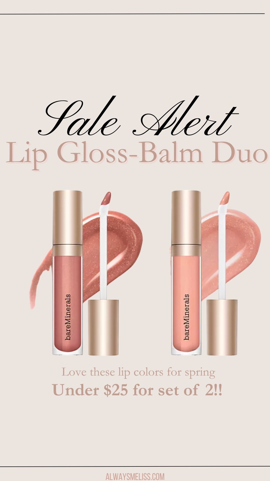 I’m eyeing this lip gloss! Set of 2 on sale now

Beauty 
Make up 
Spring lip glosss

#LTKBeauty #LTKSaleAlert
