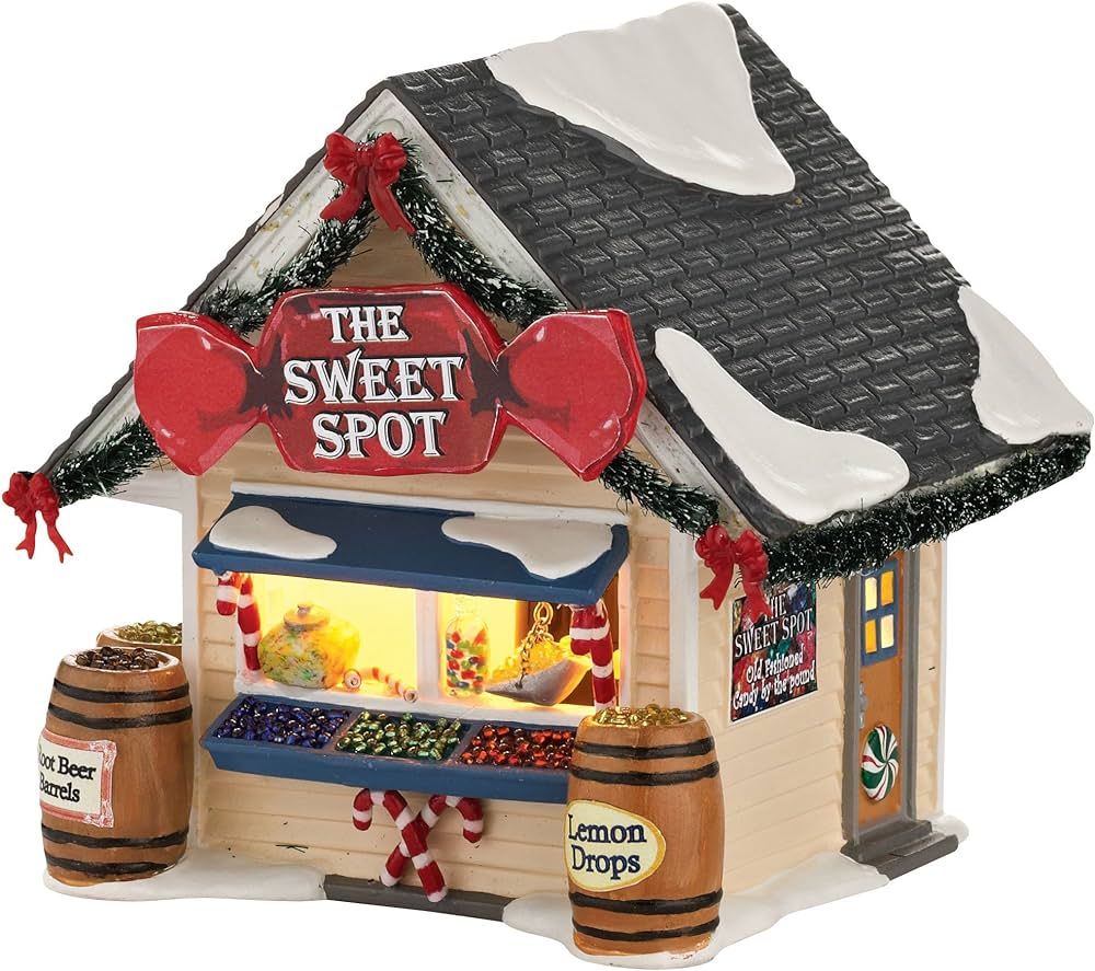 Department 56 Ceramic Snow Village The Sweet Spot Lit House, 5.43 inch | Amazon (US)