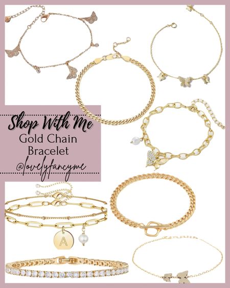 Gold chain bracelets. Xoxo! #amazon #gold #jewelry #chains #butterfly #spring 

#LTKFind #LTKworkwear #LTKstyletip #LTKunder50 #LTKunder100 #LTKbeauty