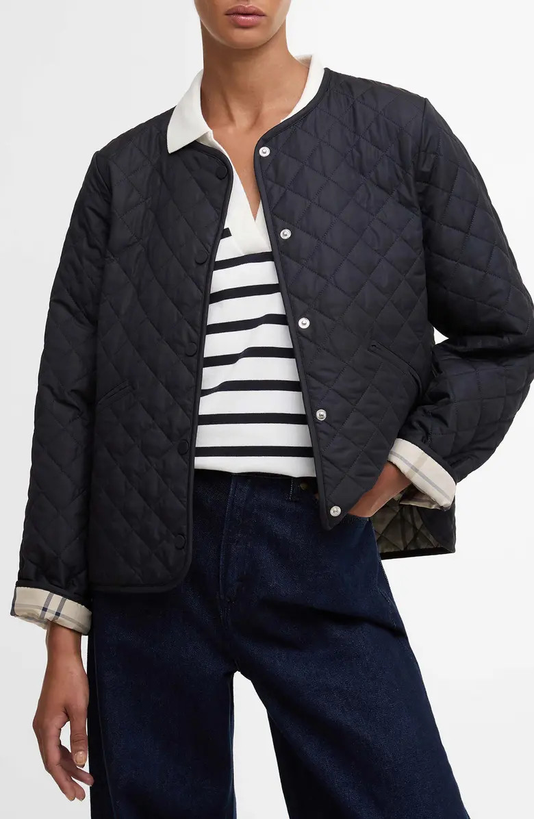 Cashel Collarless Quilted Jacket | Nordstrom