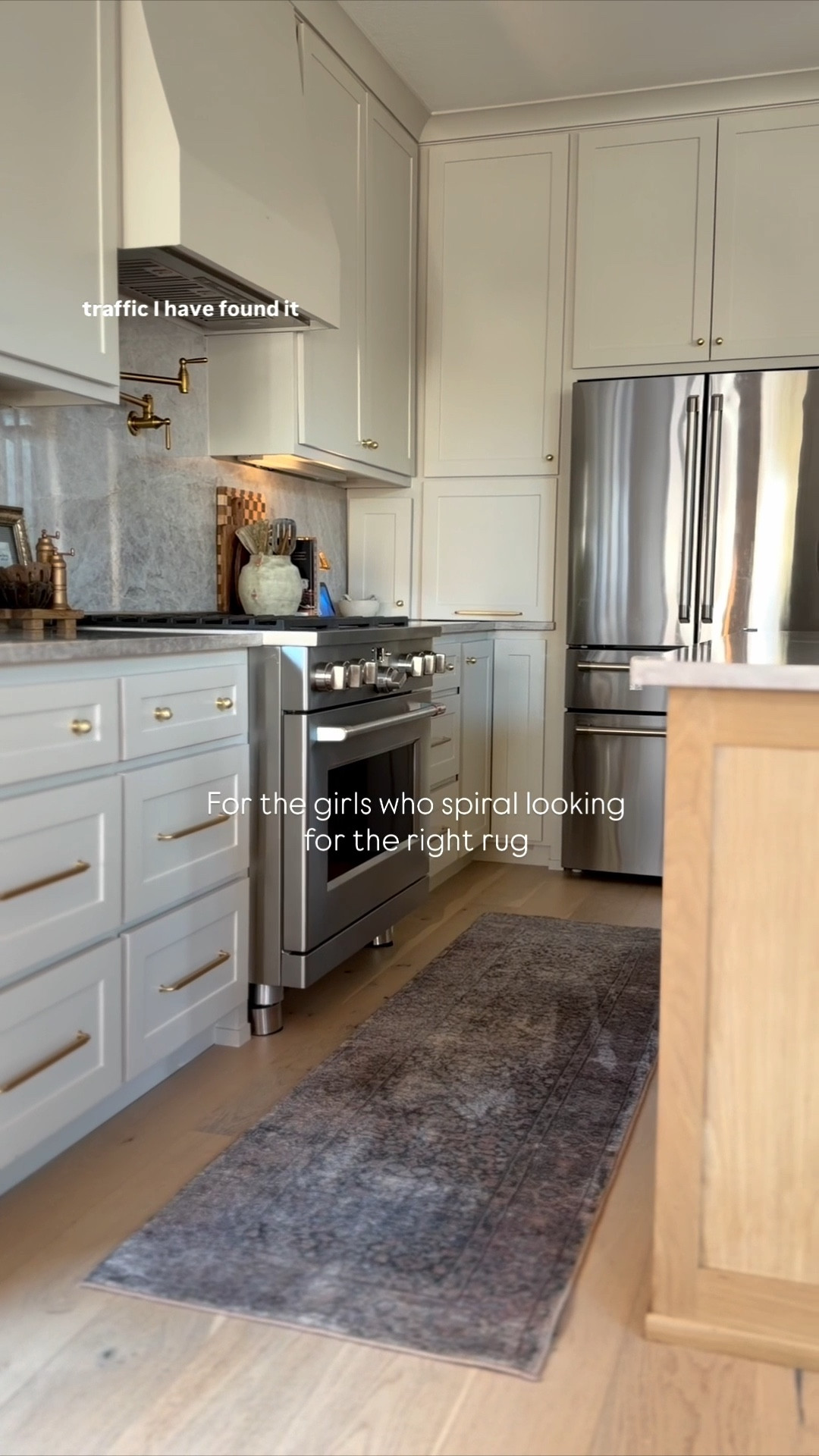 My kitchen runners are on sale this weekend! Love these so much that I bought the same exact one in a giant size for our loft 🤪 Truly so soft + stand up amazingly well to high traffic! This is the Amber Lewis x Loloi Morgan rug in denim 🤎 

#LTKSaleAlert #LTKHome