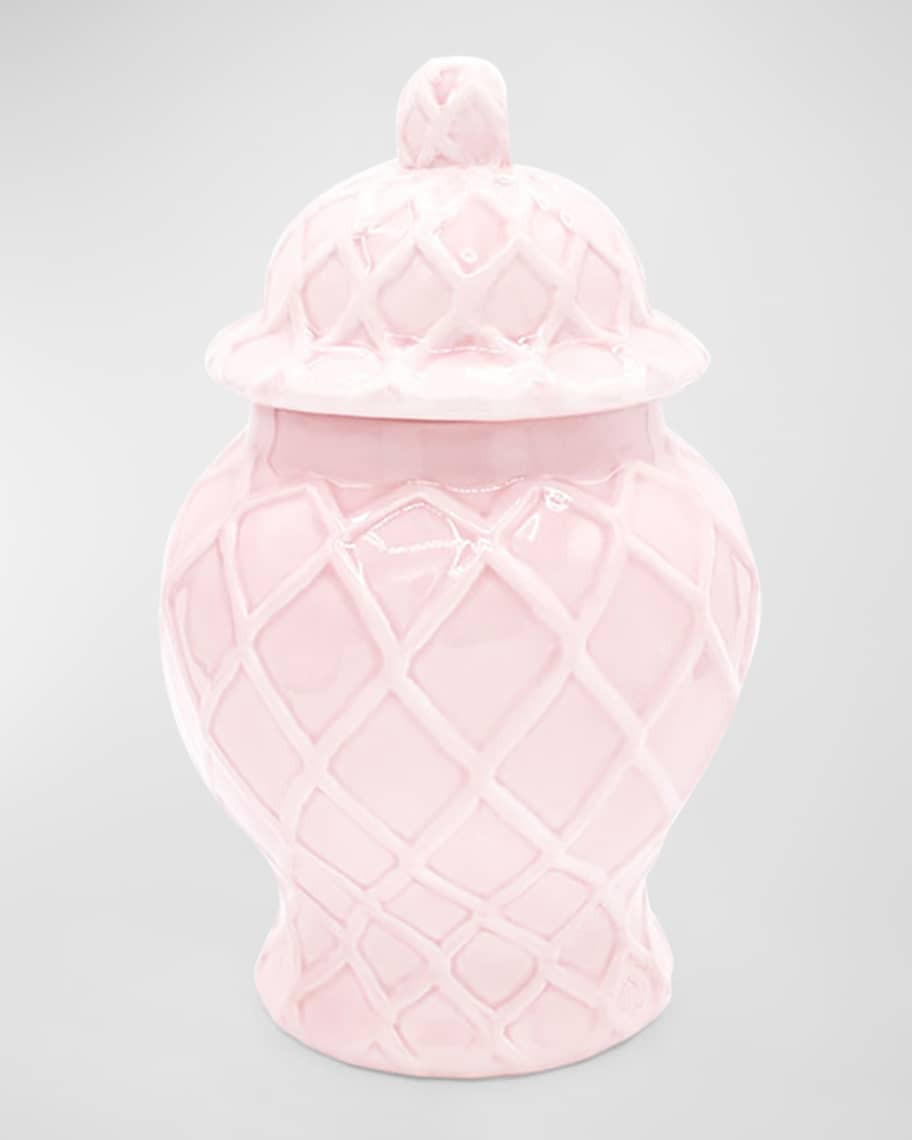 Pink Small Textured Ginger Jar | Neiman Marcus
