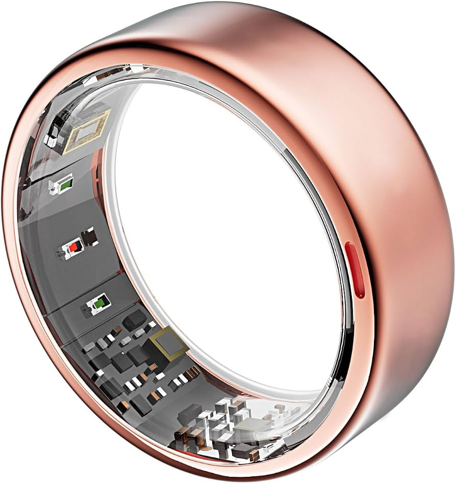 Smart Ring - Health & Sleep Tracker, Continuous SpO2 & Heart Rate Monitor, Stress Management, NFC... | Amazon (US)
