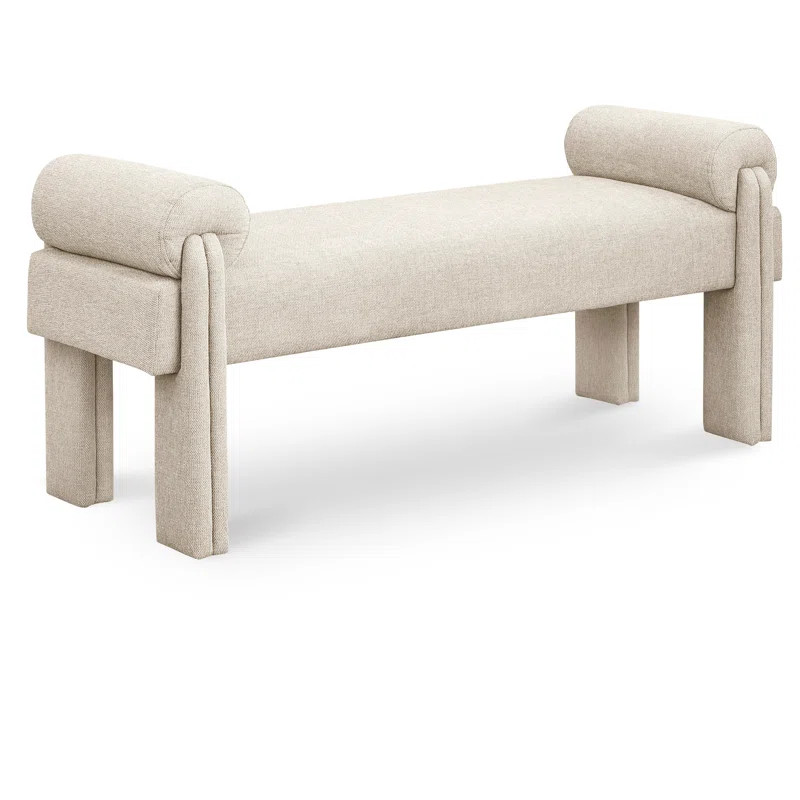 Issey Polyester Blend Upholstered Bench | Wayfair North America